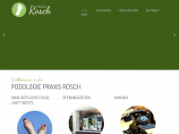 podologie-rosch.de Webseite Vorschau