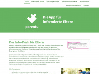 parentu.ch Webseite Vorschau