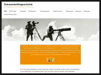 dokumentarfilmgeschichte.de Webseite Vorschau
