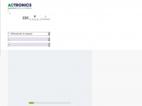 actronics.fr Webseite Vorschau