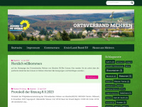 gruene-mehren.de Webseite Vorschau