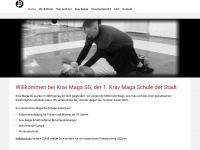 kravmaga-sg.ch Webseite Vorschau