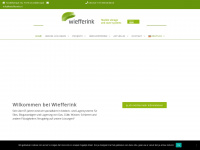 wiefferink.nl Webseite Vorschau