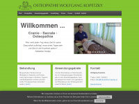 osteopathie-kopetzky.at Webseite Vorschau