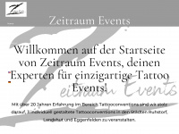 zeitraum-events.de Webseite Vorschau
