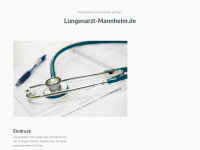 lungenarzt-mannheim.de Webseite Vorschau