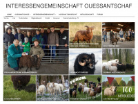 interessengemeinschaft-ouessantschaf.de Webseite Vorschau