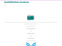 stadtbibliothek-annaburg.de Webseite Vorschau