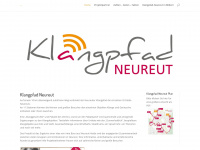 klangpfad-neureut.de Webseite Vorschau