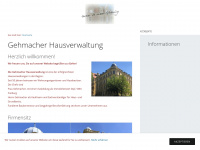 gehmacher-hv.de Webseite Vorschau