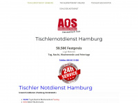 hamburg-tischlernotdienst.de Webseite Vorschau