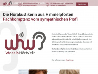 wossis-hoerwelt.de Webseite Vorschau