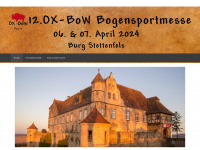 bogensportmesse-ox-bow.de Webseite Vorschau