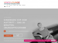 voice-lounge.de Webseite Vorschau