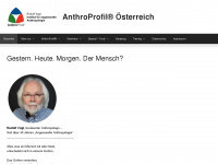 anthroprofil.at Webseite Vorschau
