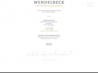 wendelbeck.de Webseite Vorschau