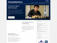 schaakfabriek.be Webseite Vorschau