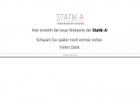 statik-a.de Webseite Vorschau