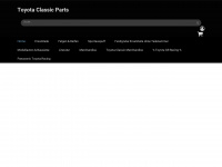 toyota-classic-parts.de Webseite Vorschau