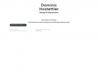dominic-hostettler.ch Webseite Vorschau