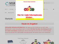 msrsteinpflege.de Webseite Vorschau