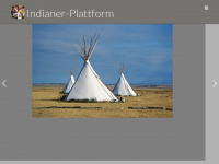 indianerplattform.ch Webseite Vorschau