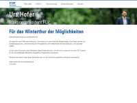 urs-hofer.ch Webseite Vorschau