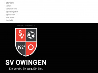 sv-owingen.de Webseite Vorschau