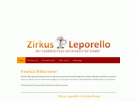 zirkus-leporello.jimdo.com Webseite Vorschau