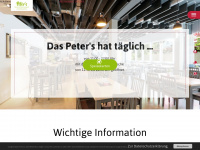 peters-thale.de Webseite Vorschau