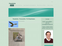 peacebirds.de Webseite Vorschau