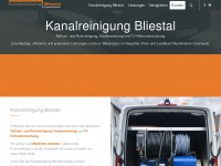 kanalreinigung-bliestal.de Webseite Vorschau
