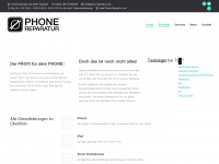 phone-reparatur.com Webseite Vorschau