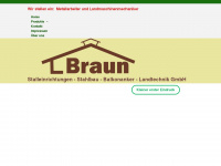 braun-stall.de Webseite Vorschau