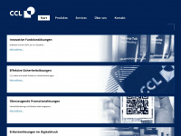 ccllabel.ch Webseite Vorschau