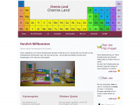 chemie.land Webseite Vorschau