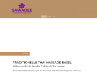 sawadee-thaimassage.ch Webseite Vorschau