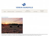 burgfeld.ch Webseite Vorschau