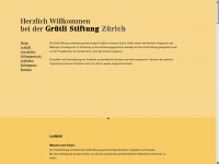 gruetli-stiftung.ch Webseite Vorschau