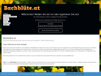 bachbluete.co.at Webseite Vorschau