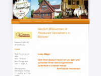 restaurant-vennemann-ms.de Webseite Vorschau