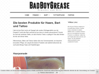 badboygrease.de Webseite Vorschau