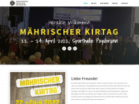 maehrischerkirtag.at Webseite Vorschau