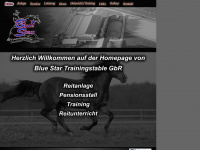 bluestar-trainingstable.de Webseite Vorschau