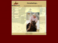 horsefeelings.de Webseite Vorschau