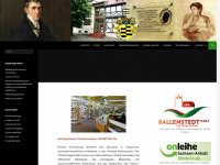 bibliothek-ballenstedt.de Webseite Vorschau