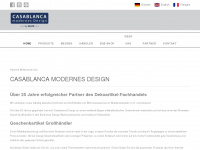 casablanca-design.de Webseite Vorschau