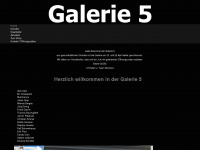 galerie5.de Webseite Vorschau