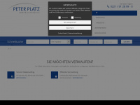 peter-platz.de Webseite Vorschau