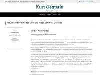 kurt-oesterle.de Webseite Vorschau